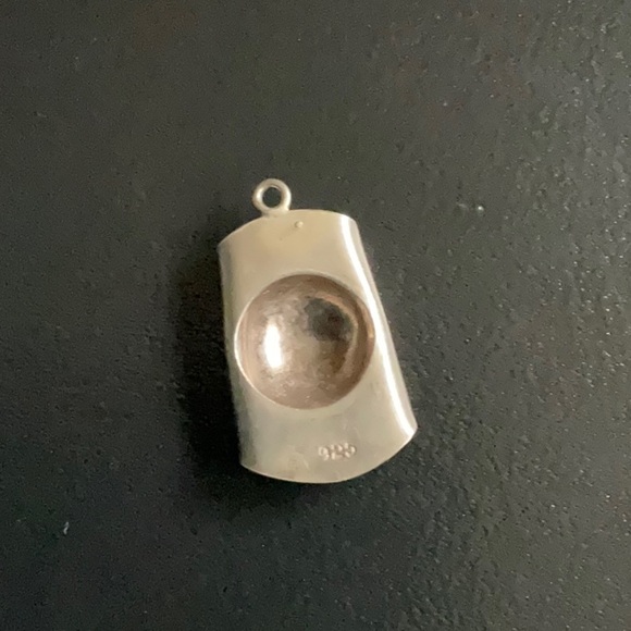 Four silver vintage charms. Astronaut, hat, owl and horse - Picture 3 of 7